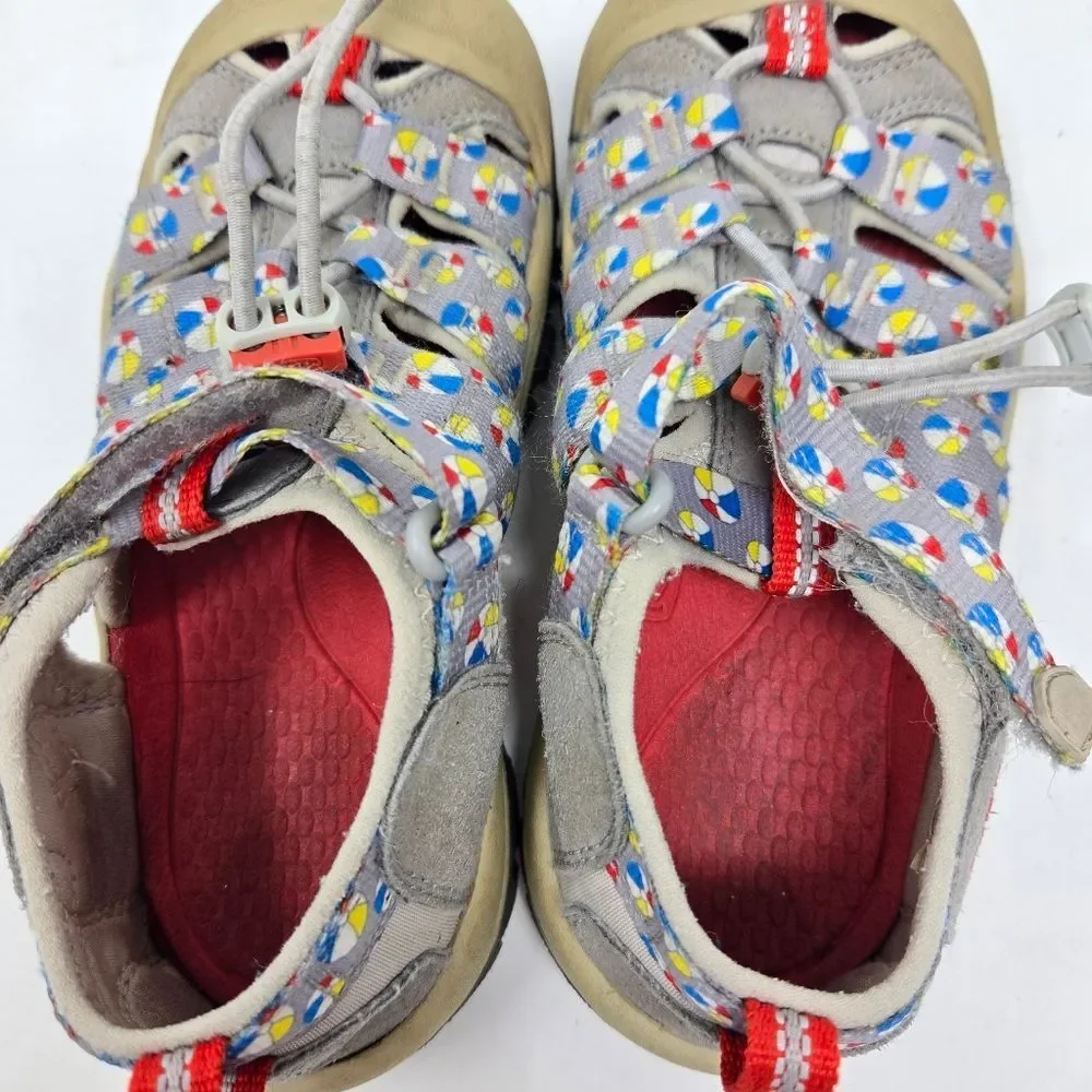 KEEN Newport H2 Sport Water Sandals Kids Size 13 Gray Beach Ball Washable Unisex